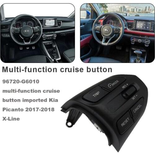 Steering Wheel Button For KIA K2 RIO 2017 2018 RIO X LINE Buttons Bluetooth Phone Cruise Control Volume Auto Accessories