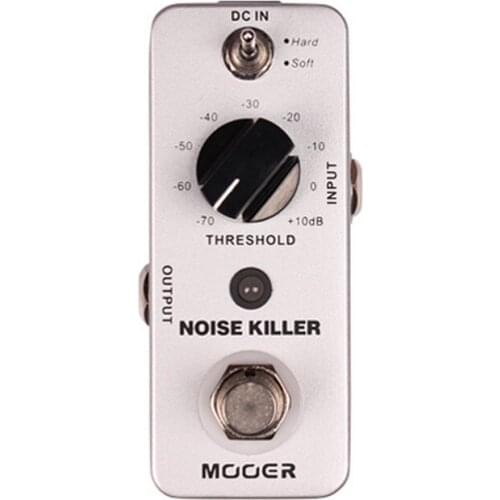 MOOER Noise Killer Pedals Mini Noise Gate Reduction Guitar Effect Pedal 2 Modes Hard Soft True Bypass Guitar Mini Effects Parts
