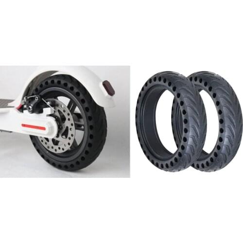 Shock Absorber Porous Damping Tyres Wheels for XIAOMI M365 Scooter Skateboard Solid Hole Tires Non-Pneumatic Tyre