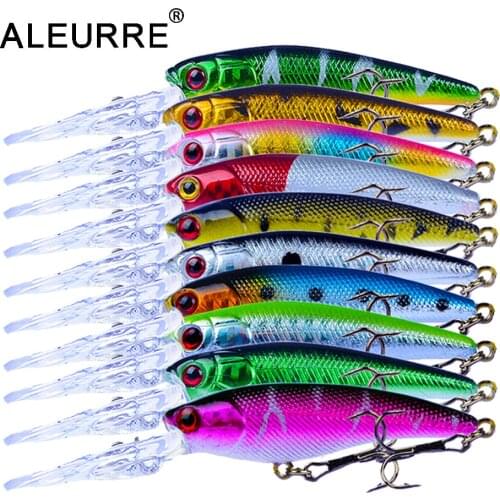 1pcs Minnow Fishing Lure Hard Artificial Bait 3D Eyes 8.5cm 8.5g Wobblers Crankbait Topwater Plastic Baits Fish Pesca