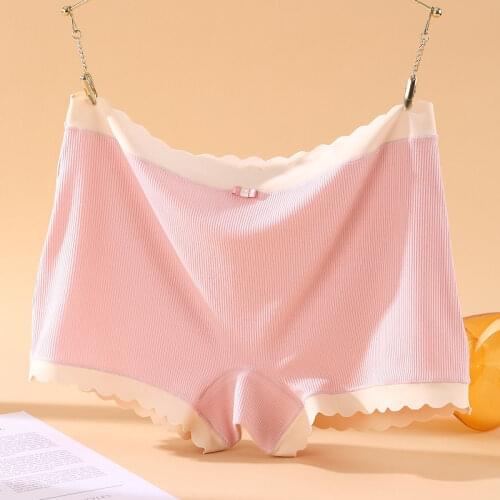 High Waist Safety Short Pants Women Sexy Lace Boyshort Plus Size Seamless Boxers For Women Under Skirt Safety Shorts Panties