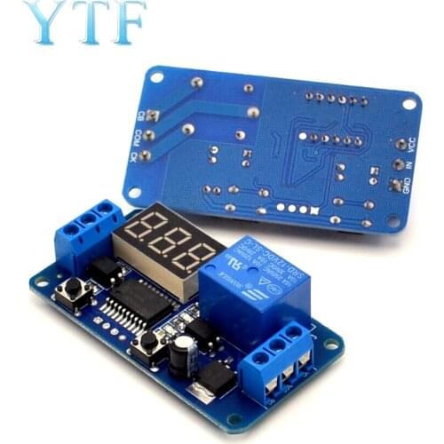 1 Channel 12V 5V External Trigger -Delay Relay Module Time Adjustable With LED Digital Display