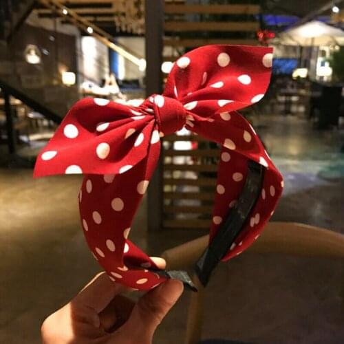 2019 New Summer Women Headband Cute Bowknot Hair Bands Wrap Fabric Headwrap Accessories