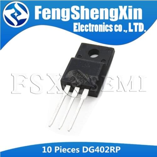 10pcs DG402RP TO-220F DG402 TO220F TO-220 Liquid crystal plasma