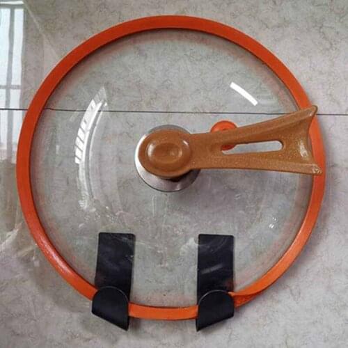 12Pcs Plastic Pot Pan Lid Rack Clip Cooker Pot Cover Frame Stand for Storing Pot Lids Dishes Storage Organizer Holder