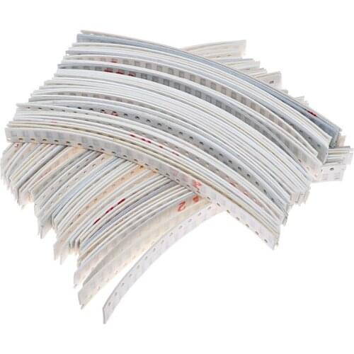 2000pcs 80values 5% 1206 SMD Resistor Assorted Kit 10 ohm - 910k ohm Chip Fixed Resistor Sample Kit set Sample Bag
