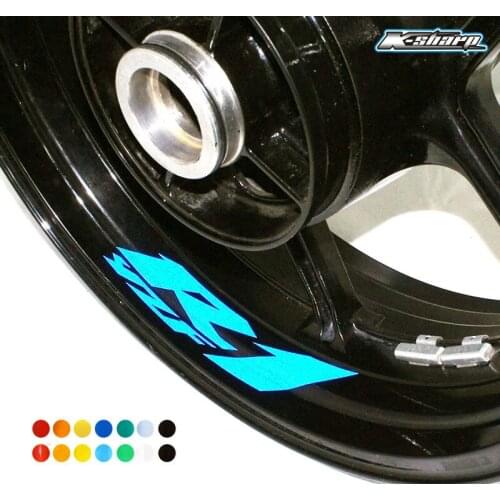 8 X CUSTOM INNER RIM DECALS WHEEL Reflective STICKERS STRIPES FIT YAMAHA YZF R1