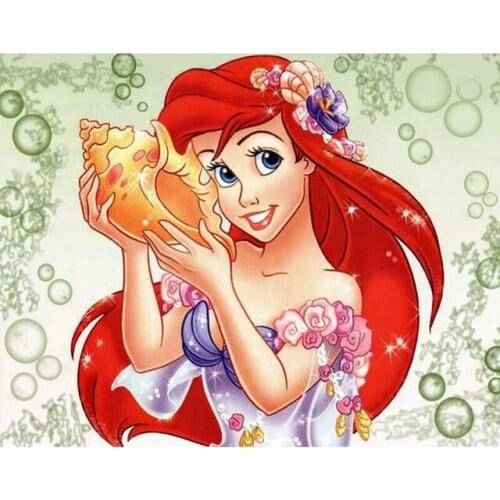 5D Full Disney Diamond Painting Cartoon Girl and Snail Diamond Mosaic Embroidery Square Crystals Cross Stitch Child Gifts Crafts