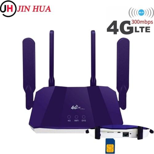 300Mbps 4G Router Sim Card Mobile WIFI Hotspot Unlocked Car Networking Sim Router CPE903 Lte 4G Sim Card Wireless Wifi Router