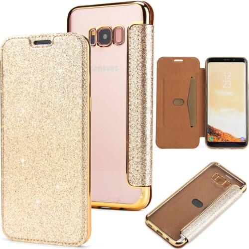 2019 Luxury Slim Book Leather + TPU Wallet Flip Phone Case For Samsung galaxy S10 S9 S8 Plus Note 8 9 S8 S7 Edge Cover Case