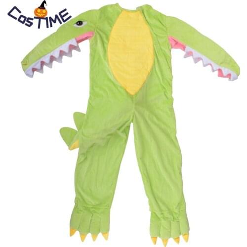 Child Dinosaur Costume Dragon Arms T-Rex Jumpsuit Animal Onesies Novelty Halloween Costumes for Kids Dinosaur Jumpsuit