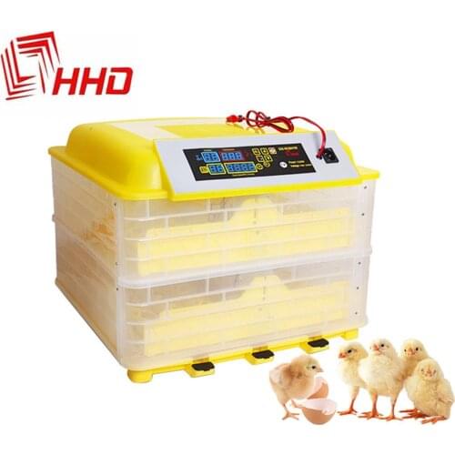 HHD Newest 112 Egg Incubator Farm Brooder hatcher machine Automatic Turning Digital Temperature Control for Chicken Bird Quail