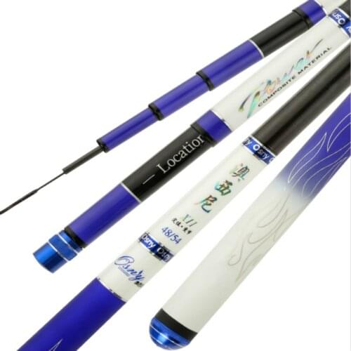 46T Carbon Telescopic Power Hand Pole Position Taiwan Fishing Rod Light 28 Tone Carp Fishing De Pesca Feeder 3.6m 4.5m 5.4m 6.3m