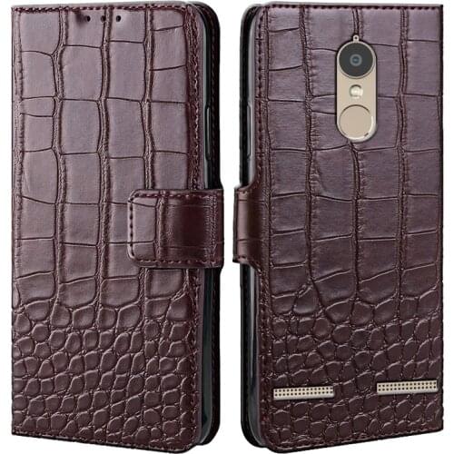 Cover Flip Wallet Leather Case for Lenovo K6 / K6 Power K33a42 Case Coque Soft TPU Capa Crocodile texture Phone Bag