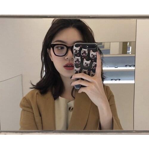 Fashion Women Anti Blue Light Glasses Frame Computer Eyeglasses Classic Round Plastic Men Eye Glasses Optical Glasses 2020
