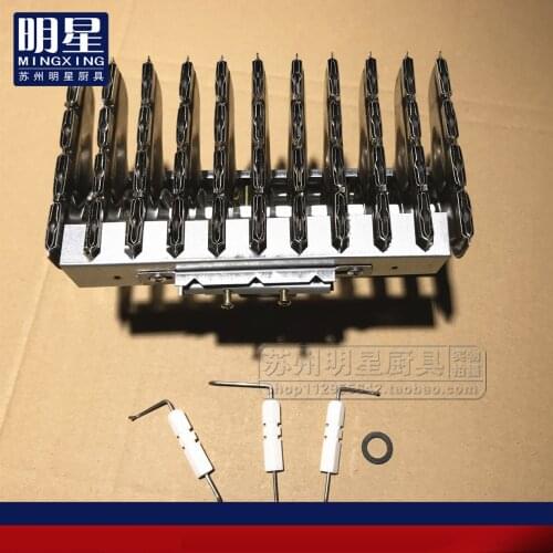 Steam Buns Furnace Fire Row Pasta Cooker Steam Cabinet Rice Steaming Cart Burner 11 Row 13 Row 15 Rows 18 Bank of 20 Fire Row