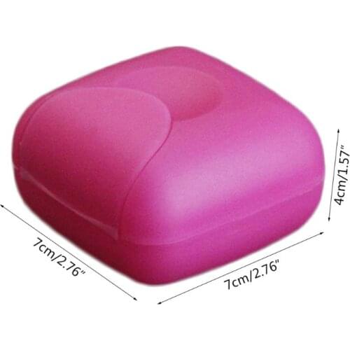 Plastic Woman Tampon Storage Box Portable Soap Holder Case for Outdoor Travel Use Organizer