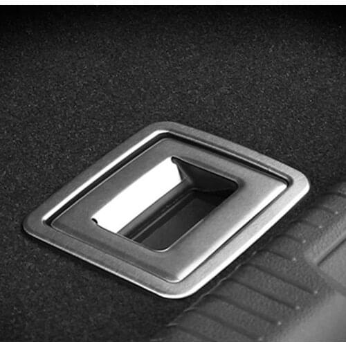 For Volkswagen Golf 7 2014 Stainless steel Car Styling Car Trunk Handle Frame Sequins Car Accessories Sequins 2pcs Car-styling