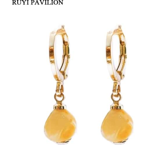 Серьги-кольца RUYI PAVILION China At AliExpress