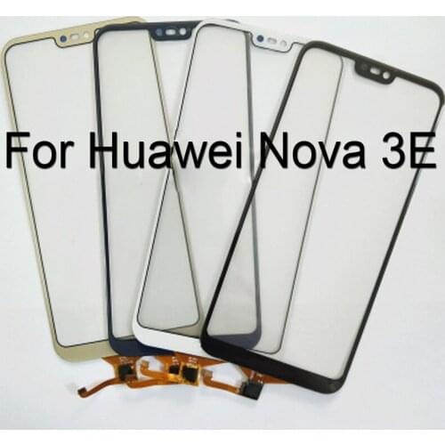For Huawei Nova 3E Touch Panel Screen Digitizer Glass Sensor Touchscreen Touch Panel With Flex Cable Replacement huaweinova3e
