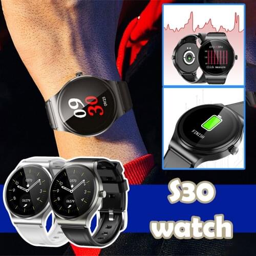 S30 Smart Watch Heart Rate Sleep Fitness Detect Calls SMS Reminder Smart Watch Smartwatch for Android IOS Phones Fitness watch