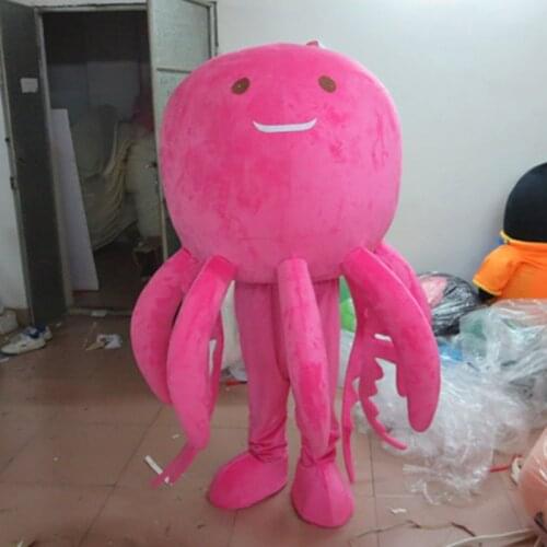 Ocean Mascot Pink Blue Jellyfish Costumes Walking Octopus Cartoon Doll Costume Dolphin Costume for Halloween Carnival