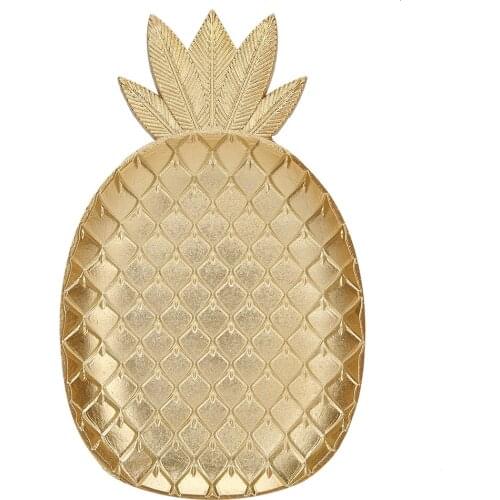 Plate Candy Nut Snacks Fruits Storage Tray Creative Pineapple Dish Desktop Storage Container Home Decoration
