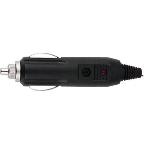 Universal 12V 15A Car Truck Lighter Socket Plug Connector LED Indicator Light Built in Insurance Tube
