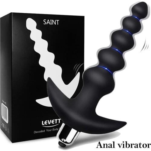 16 Frequency Prostate Vibrators For Men Anal Plug Stimulator Bullet Beads Soft Silicone Masturbators Massager Male Sex Toys