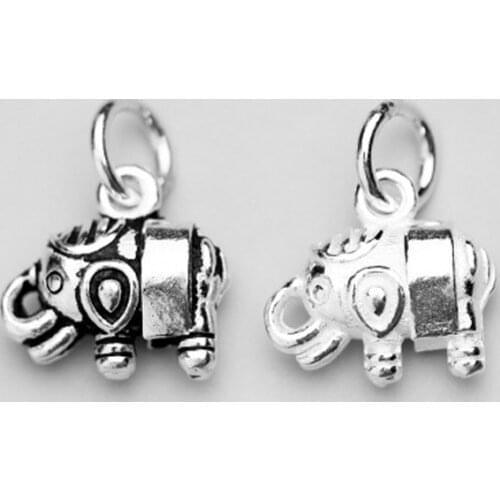 925 Sterling Silver Vintage Manual Decorations Elegant Charms Thai Silver Dangle Pendant DIY Jewelry Findings For Women Men Gift