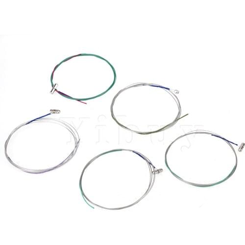 Yibuy Professional Type Chinese Guzheng Strings Music Steel Wire A Pack of 5