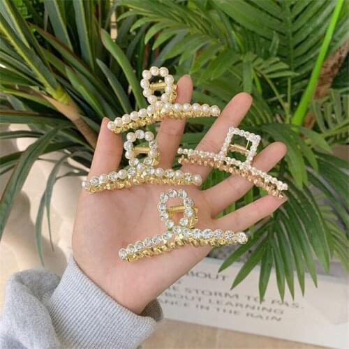 10pcs NEW Popular Gold Alloy Hair Claw for Lady Girls Minimalist Hair Accessory Wedding Bridal Hair Clip Hair Crab Gift For Her