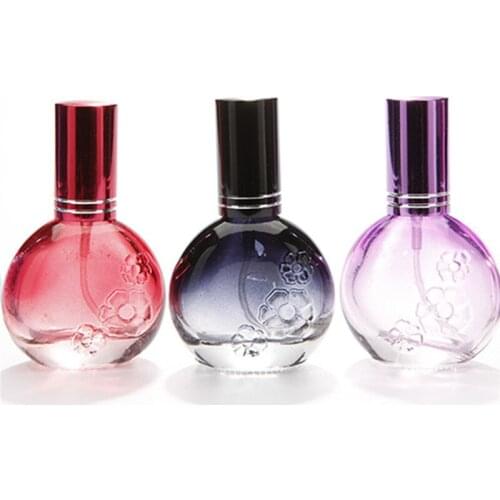 15ml Small Beautiful Color Spray Perfume Portable Glass Empty Bottle 100PCS/LOT
