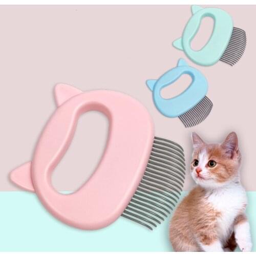 15 Pcs Pet Grooming Shedding Brush Hair Removal Massaging Shell Comb Cat Cleaning Supplies Remove Loose Hairs Wholesale X2