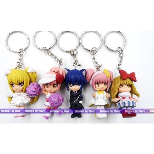 2set/lot 4.5cm Janpanese anime figure Kawaii Q version Shugo Chara action figure set kids toys