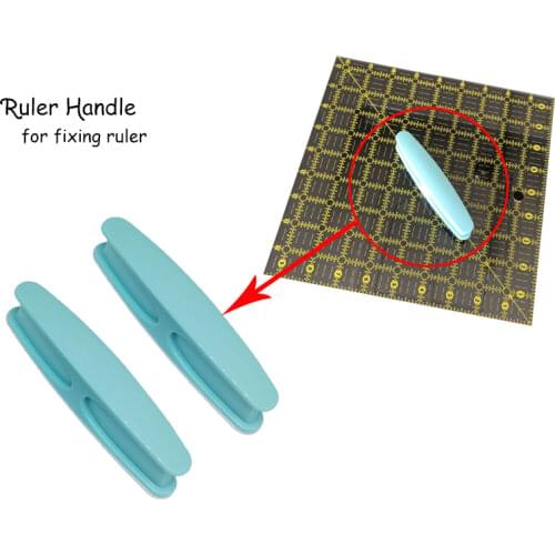 2pcs Big/Small Ruler Handle DIY Sewing Tools Strong Suction Ruler Handle (Strong Adsorption) For Quilting Patchwork Ruler