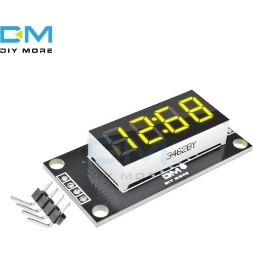 TM1637 4-Digit LED 0.36'' Display Module 7 Segments Display digital Tube with Clock and decimal points