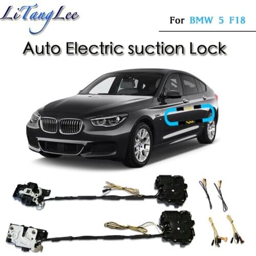 For BMW 5 M5 F18 2010~2016 Car Soft Close Door Latch Pass Lock Actuator Auto Electric Absorption Suction Silence Closer