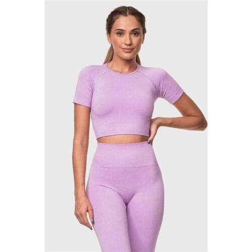Superstacy Seamless Lilac Crop Top