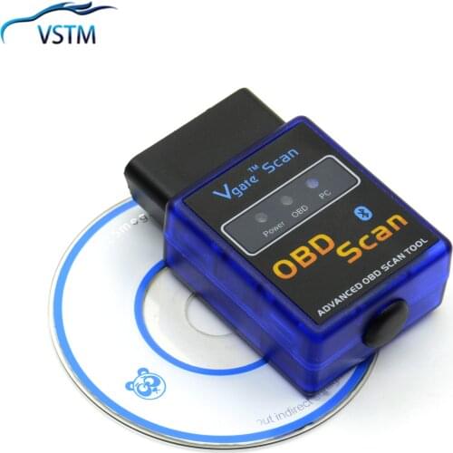 Mini ELM327 V2.1 Bluetooth HH OBD Advanced OBDII OBD2 ELM 327 Auto Car Diagnostic Scanner code reader scan tool hot selling