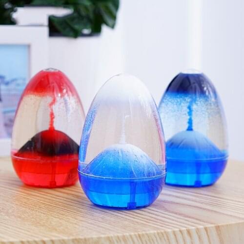 Home Decor Liquid Oil Hourglass Volcano Sand Watch Craft Ornaments Home Decoration Accessories Wedding Gifts for Guests