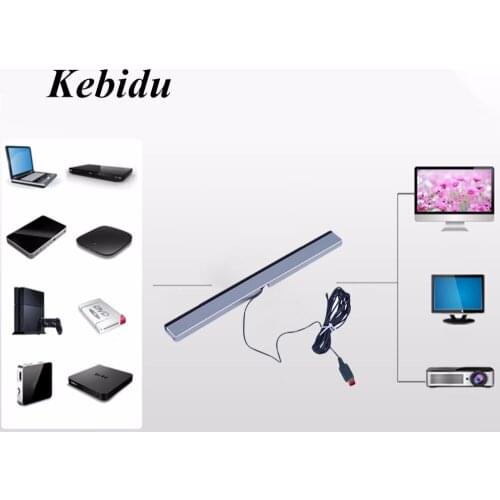 Kebidu New Arrival Wired Infrared IR Signal Ray Sensor Bar/Receiver for Nitendo Remote Wholesale High Quality