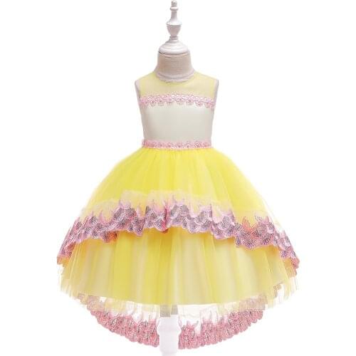 Ids Lace Dresses For Girls Summer Clothes Party Wear Childrens Princess Dress Vestido 5 6 8 9 12 14 Years Birthday Dress