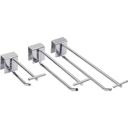 L100/150/200/250/300/350MM Length Wire Dia.5.8mm Supermarket Shelf Rack Hook Exhibition display Hook fit for Square TUBE