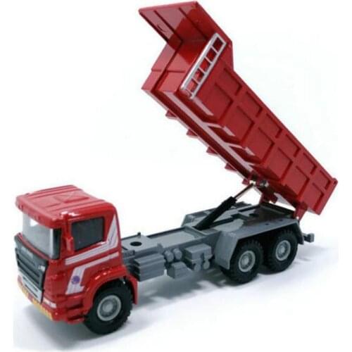 1/60 Scale Diecast Alloy Excavator Dump Truck Wheel Engineering Construction Metal Vehicle Car Model Toy F Children Collections