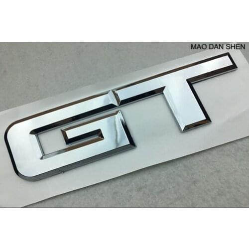 GT Displacement Mark Commemorative Side Fender 3D Sticker Badge Emblems fit fot Wild Horse