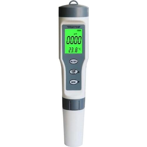 Professional Digital Water Tester 3 in 1 Test Tds/Ph/Temp Water Quality Monitor Tester Kit for Pools Drinking Water