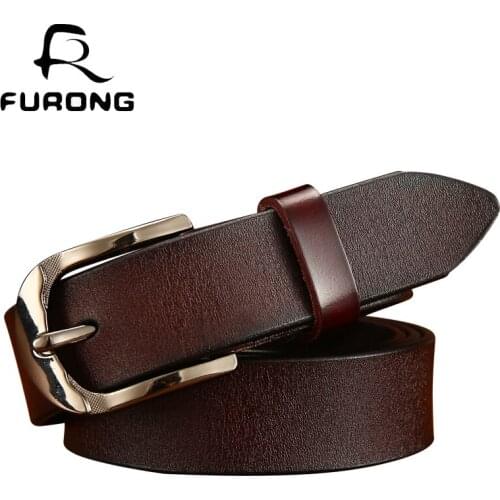 New Trend Simple Waist Belt Genuine Leather Belt 5 Color High Quality Pin Buckle Strap Original Brand Ladies' Belt For Jeans