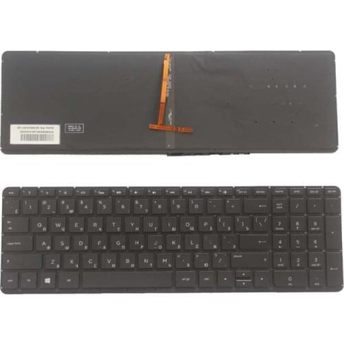Russian laptop keyboard for HP Pavilion 15-p223nr 15-p224nr 15-p225nr 15-p226nr 15-p227nr Backlit keyboard