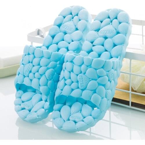 Women Indoor Slippers Soft PVC Breathable Summer Shoes Woman Home Bathroom Slides Anti-slip Lovers House Floor Slipper